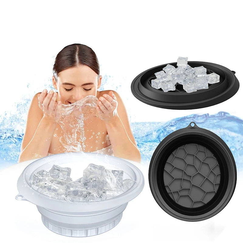 IceFocus™ - Bacia de Gelo Dobrável para Rosto
