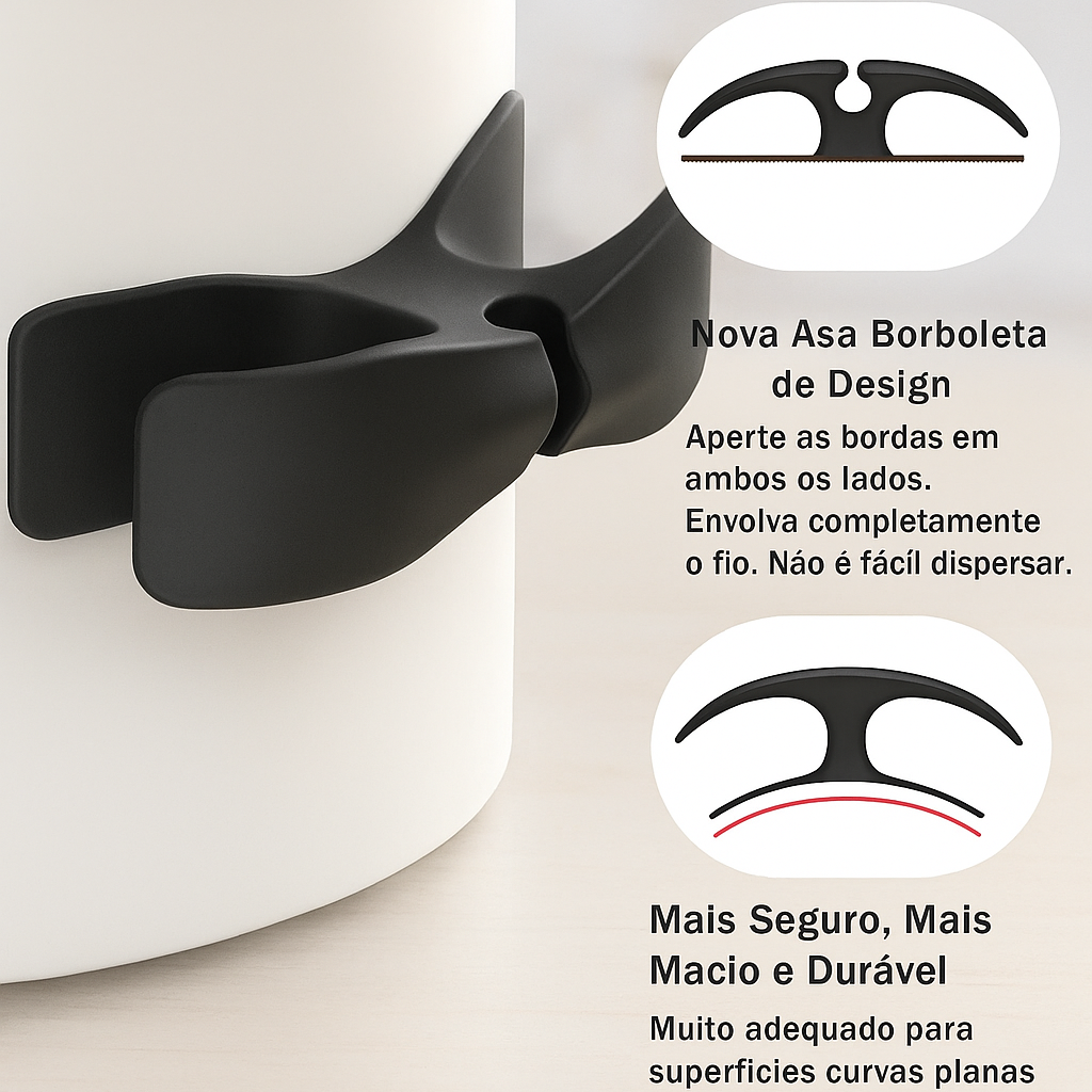 Kit Organizador de Cabos Premium