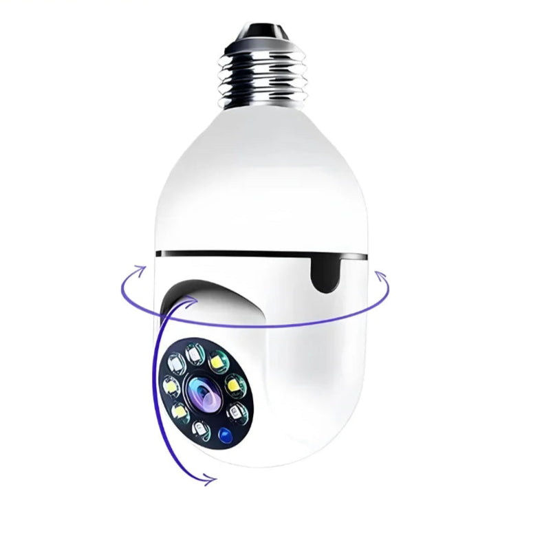 Câmera IP Lâmpada Smart Wi-Fi Full HD