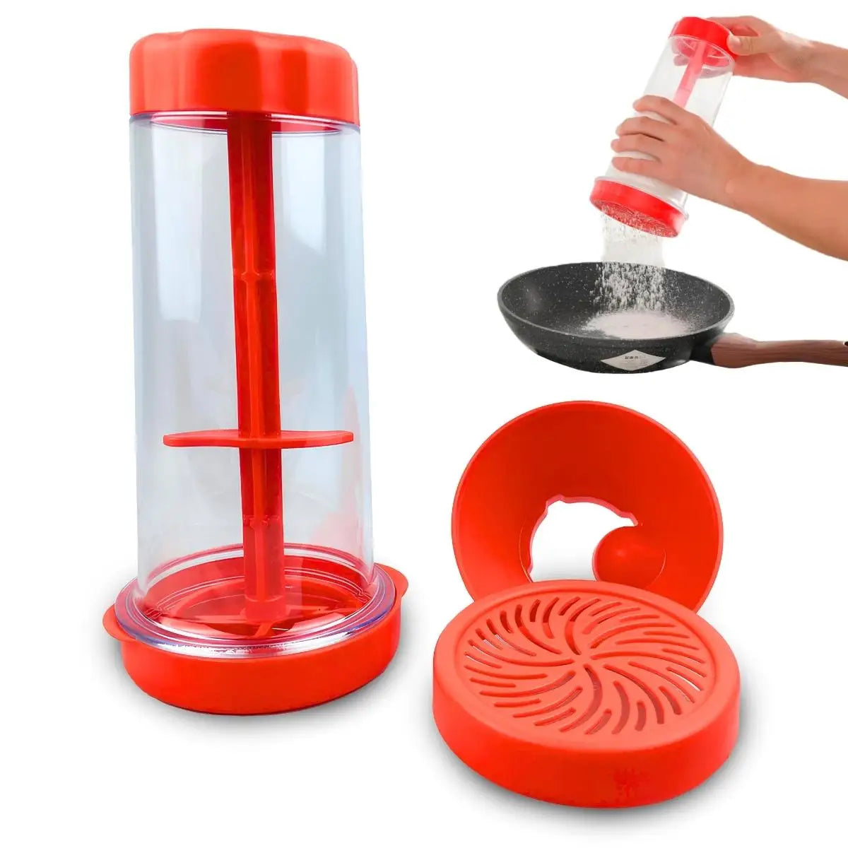 Polvilhador de Tapioca com Armazenamento