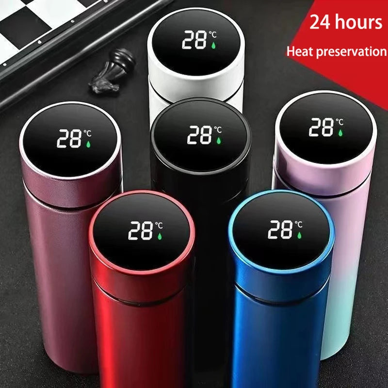 Garrafa Térmica Digital com Display LED