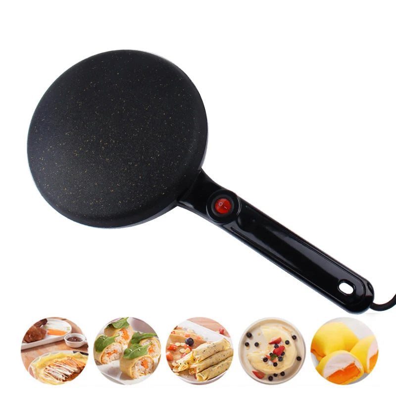 Máquina Elétrica de Crepes Antiaderente 110V/220V