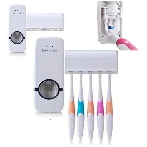 Dispenser de Creme Dental com Suporte para Escovas