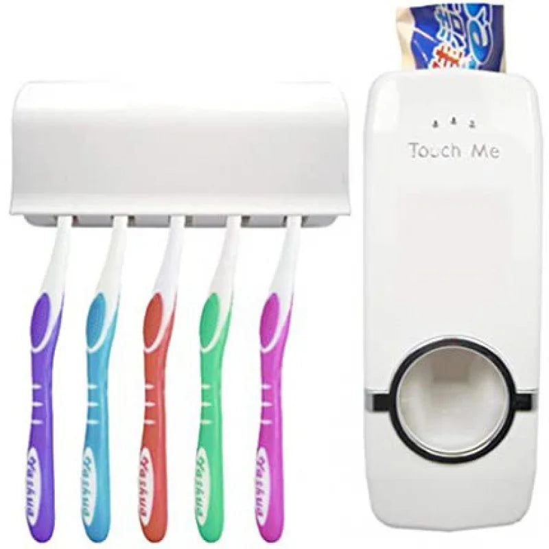 Dispenser de Creme Dental com Suporte para Escovas