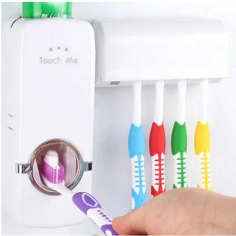 Dispenser de Creme Dental com Suporte para Escovas