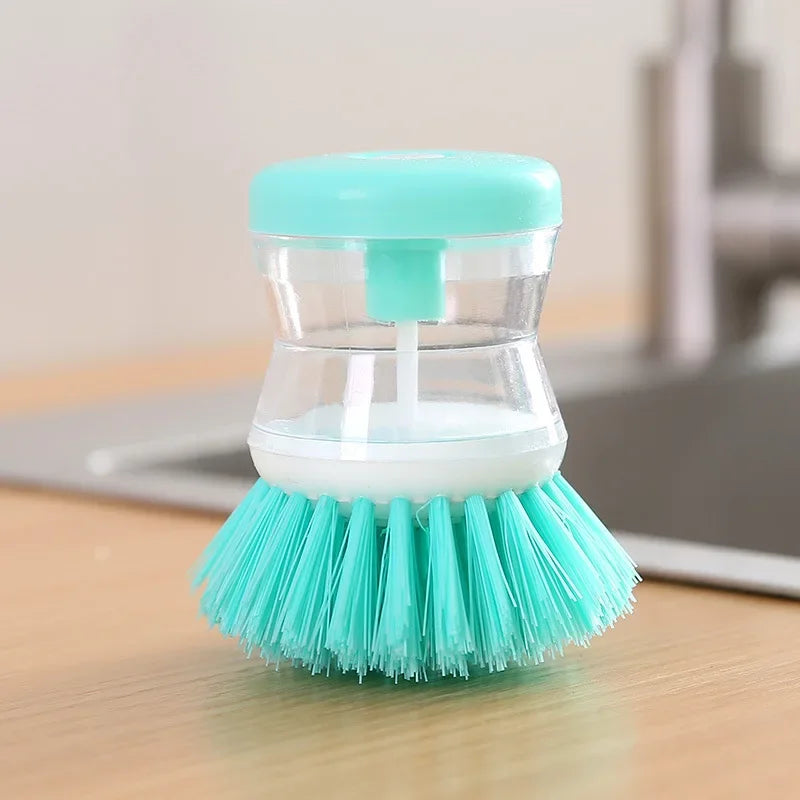 Escova com Dispenser de Sabão para Louças