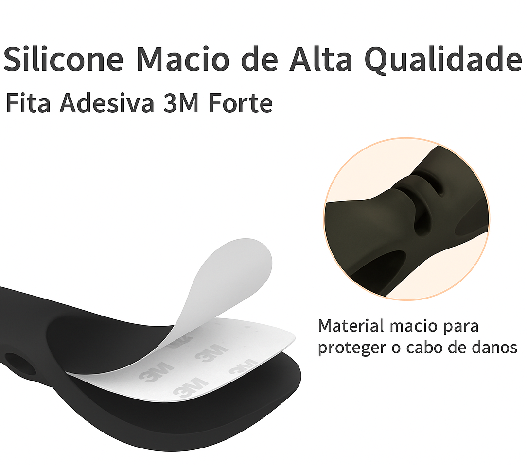 Kit Organizador de Cabos Premium