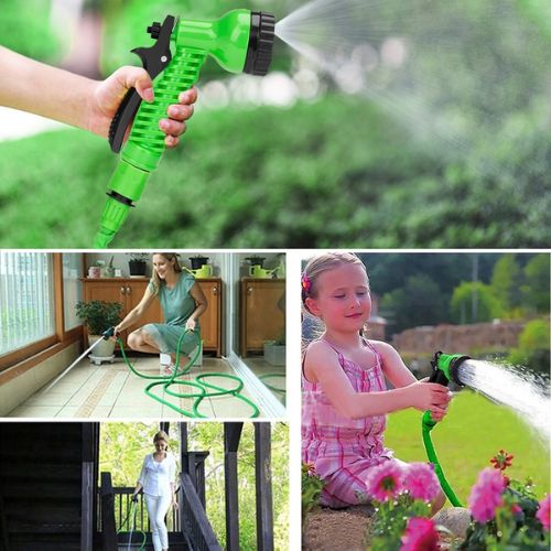 Mangueira Mágica Expandível com Esguicho 7 Funções para Jardim e Casa